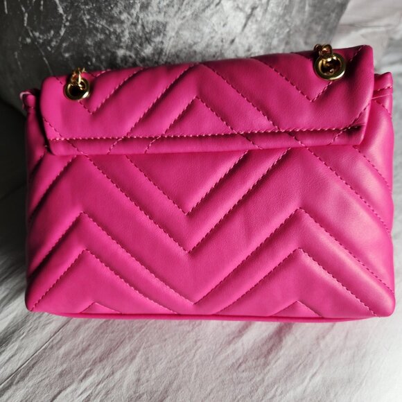 Pink Quilted Crossbody Bag NWOT - Picture 13 of 13